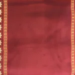 Golden acanthus border on maroon